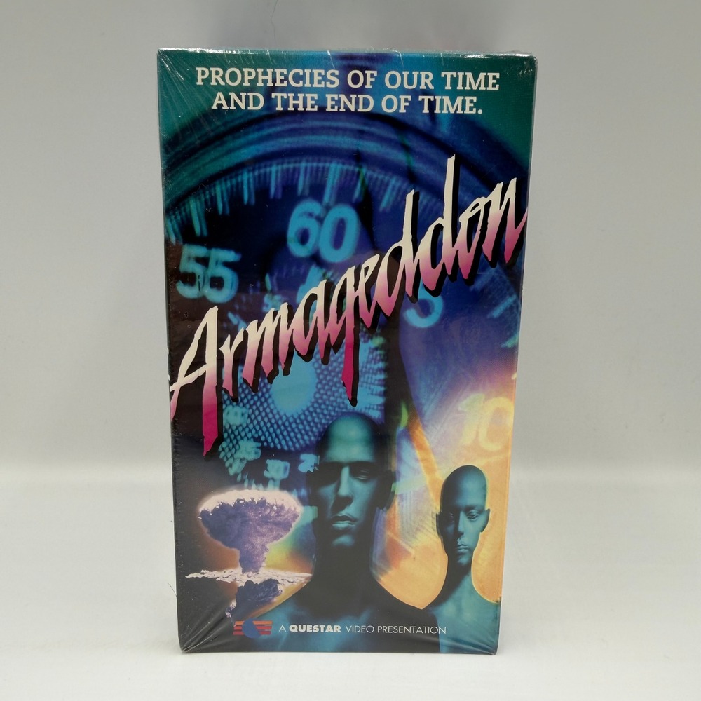 Questar Armageddon & 7 Signs of Christs Return VHS Set New Sealed Prophecy 1996